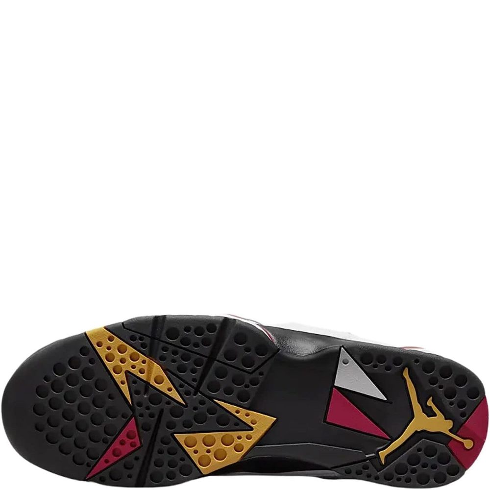 Jordan Mens Air 7 Retro Shoes,White/Black-cardinal Red-chutn,13 - Picture 5 of 5